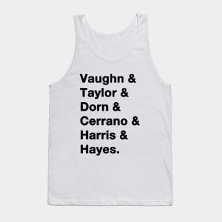 Major League Names Tank Top